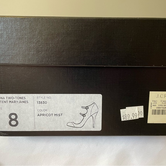 J. Crew (Factory) Black and Tan Heels - Picture 4 of 6